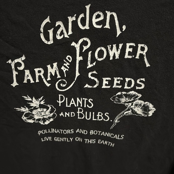 Anthropologie Garden Graphic Cotton Short Sleeve Tee - Picture 4 of 6